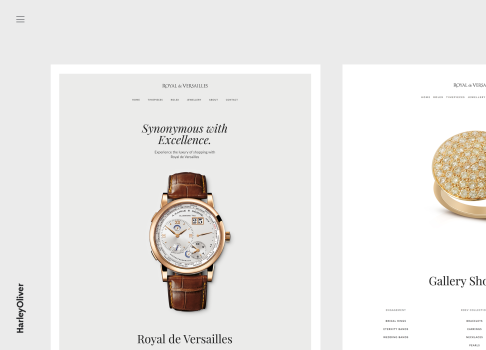Website Design and Branding for Royal De Versailles