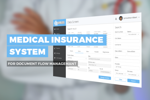Medical insurance system  for document flow management