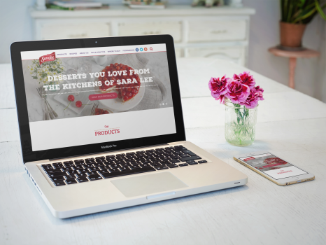 SaraLee Desserts - New brand look, new digital presence