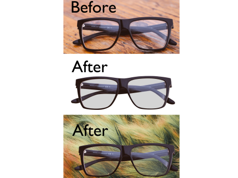 Background remove and change to another