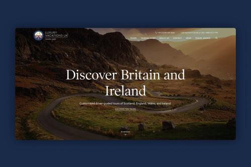 Luxury Vacations UK - Functional Website Redesign