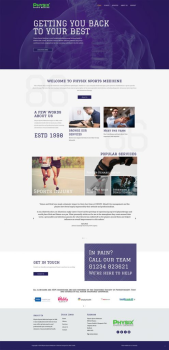 Physix website design