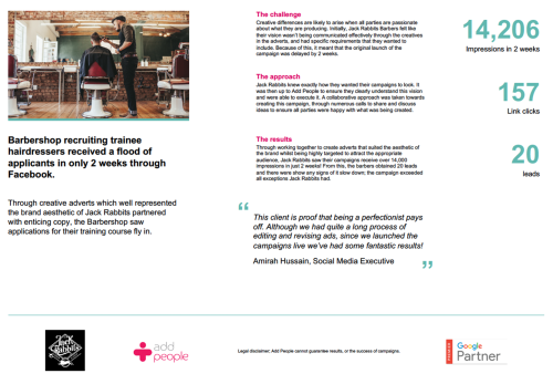 Jack Rabbits Social Media Case Study