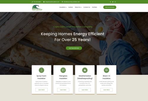 Nauset Insulation - Company Website Redesign with WordPress