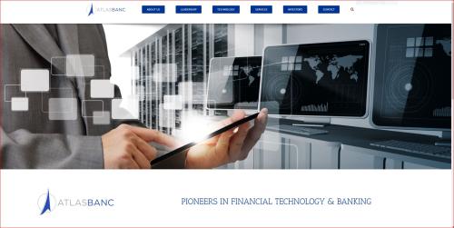 Website for Atlas Banc