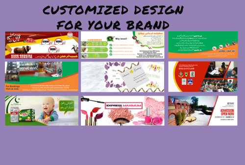 High Res Social Media Graphics Work for Various Customers