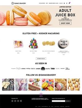Danasbakery- Ecommerce Website on Shopify