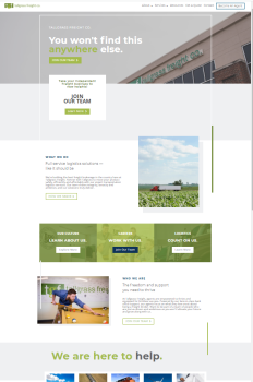 Tall Grass Freight WordPress Development