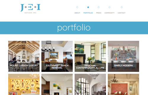 Branding & website for award winning interior design firm