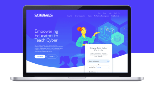 CYBER.ORG (Website Redesign)