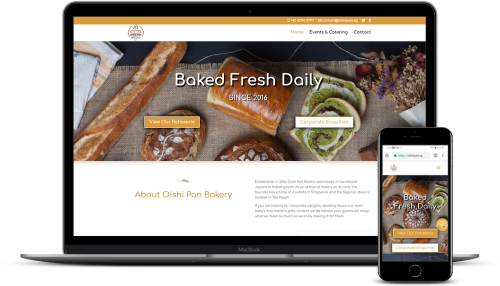 Oi Shi Pan's Website Design
