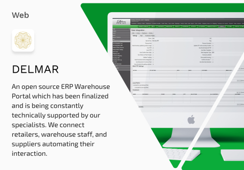 DELMAR - Open Source ERP Warehouse Portal