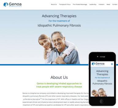 Genoa Pharmaceuticals: Progressive Web App