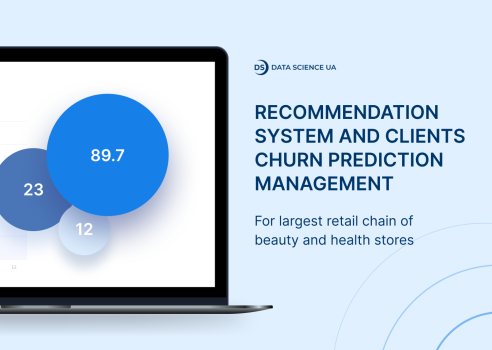 Recommendation system and clients churn prediction management