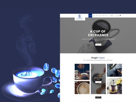 Online Coffee Store Website Design