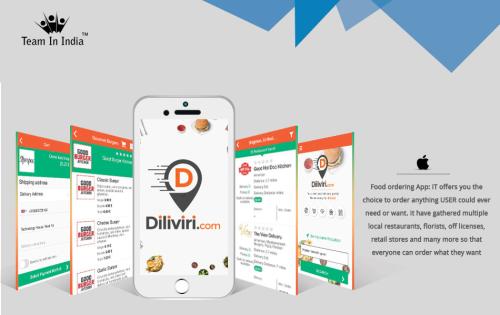 Diliviri: Food ordering App