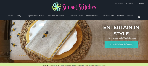 Sunset Stitches