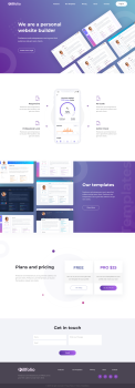 Personal website builder