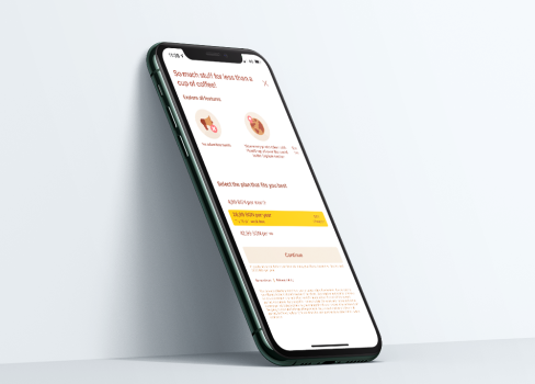 Monetisation through in-app purchases