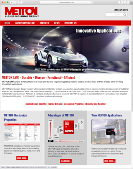 METTON website design and development
