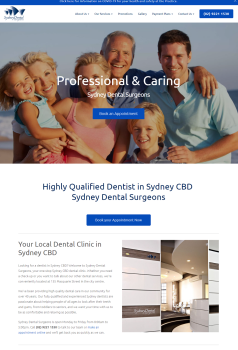Organic SEO Promotion of https://www.sydneydentalsurgeons.com.au/