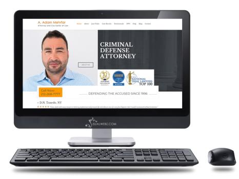 WordPress Web design for an attoreny