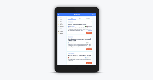 AMP for Answers.com