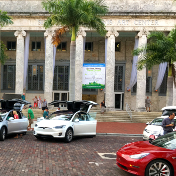 Electric Vehicle Event Outdoor Banner Design