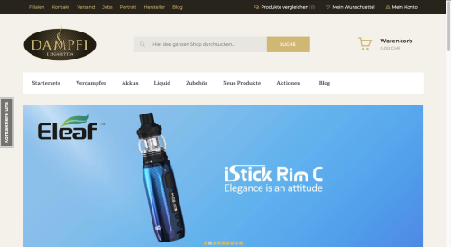 www.dampfi.ch Developing New Custom Functionality For Easy And Effective Store Operation