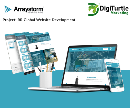 RR Global Lighting Brand Website Development