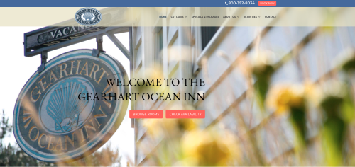 Updated Design and Improved User Experience for Gearhart Ocean Inn