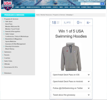 Organic and Paid Social Media Giveaway