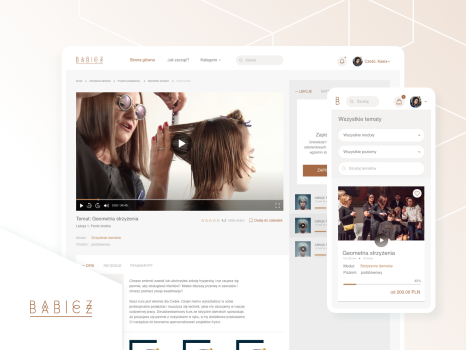 Dedicated e-learning platform for Babicz Academy