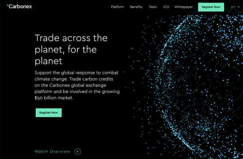 Carbonex ICO websitee