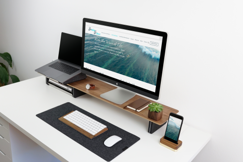 Website redesign for Coach Donia Becker