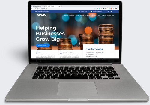 ADM CPA Rebranding, Website Design and Development
