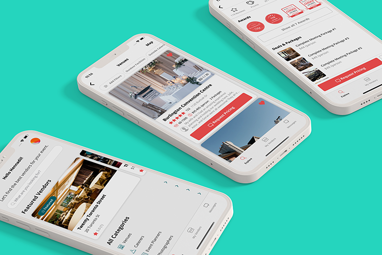 Event planning app development