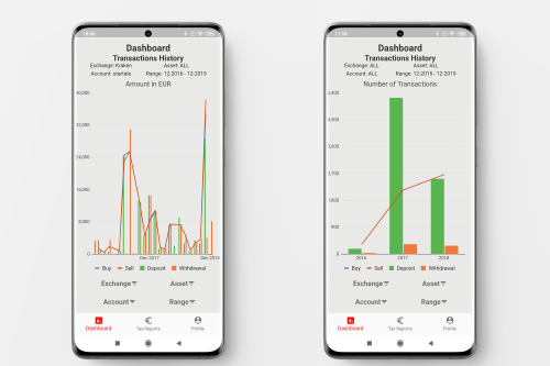 CryptoTax iOS/Android - Google Flutter