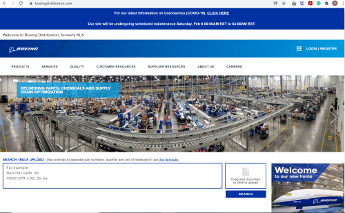 B2B Portal for Aerospace Industry