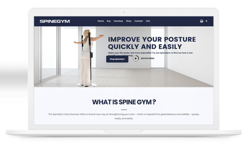 Spine Gym - WordPress Development