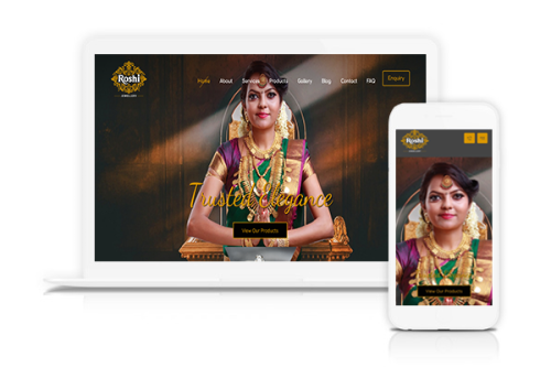 Website Design for Jewelery Group