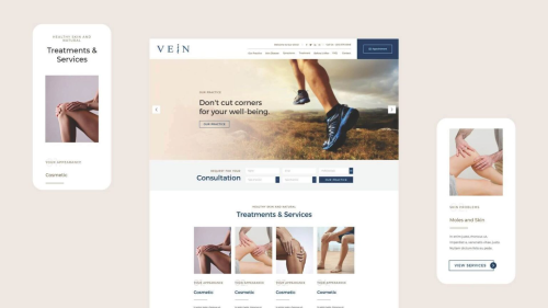 Vien Treatment Center - UI Design