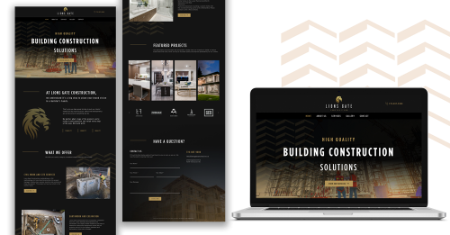 Construction North Vancouver Web Design