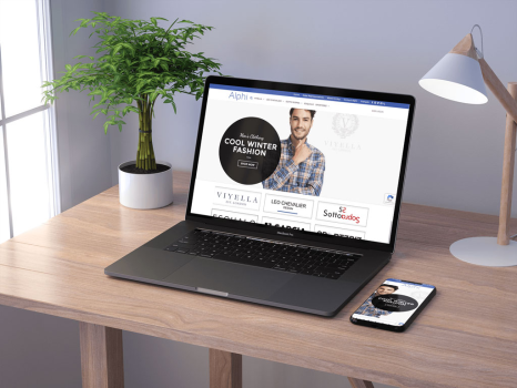 Wholesale E-Commerce Solution for Alphi Apparel
