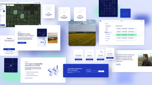 Agriculture startup web platform UX redesign
