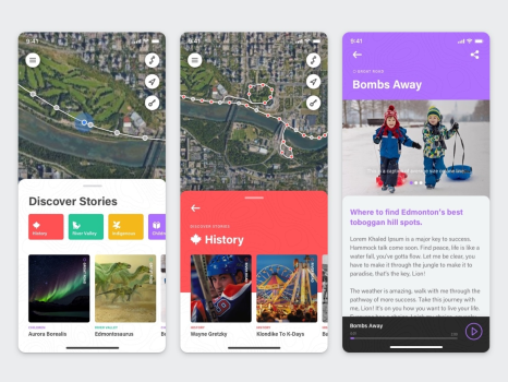 Edmonton Commonwealth Walkway | iOS & Android Application
