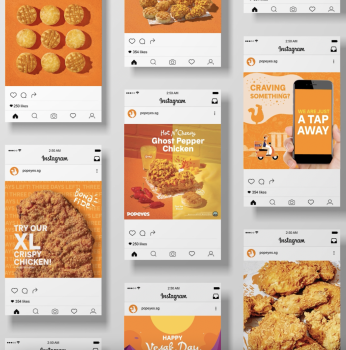 Social Media Marketing and Community Management for Popeyes