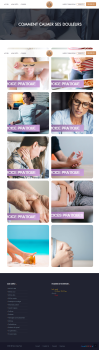 Mon Osteo French Website Development