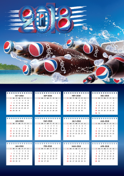 PEPSI 2018 Calender