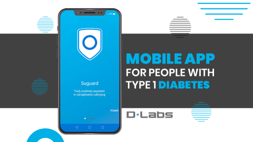 Mobile app for people with 1 type diabetes